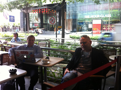 Coffee in Orchard Road with Xander