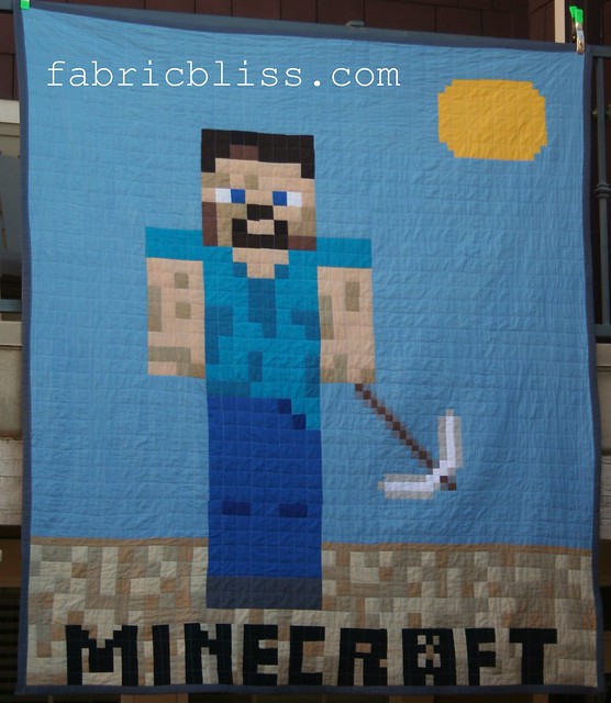 Minecraft Quilt DIY project - Steve