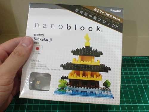 Kinkaku-Ji Temple Nanoblock Miniature Building Blocks New Sealed Pk NBH-011 
