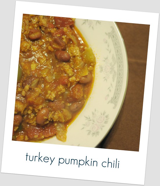 turkey pumpkin chili