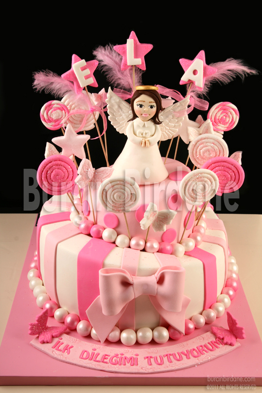 1st Birthday Cake Angel 1
