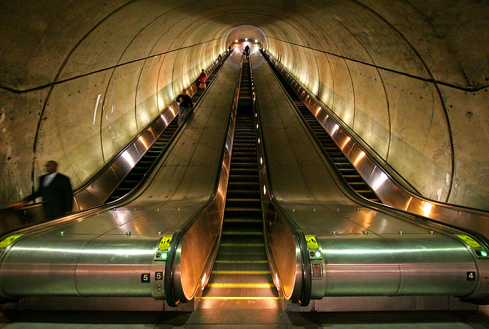 Escalator - Woodley Park Station