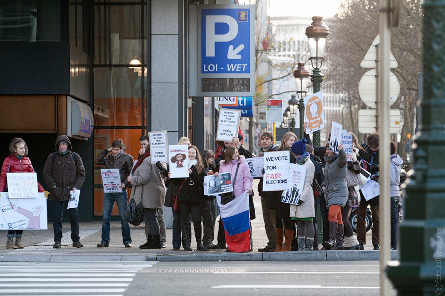 BRUSSELS December 24, 2011: Political meeting tosupport fair election inRussia