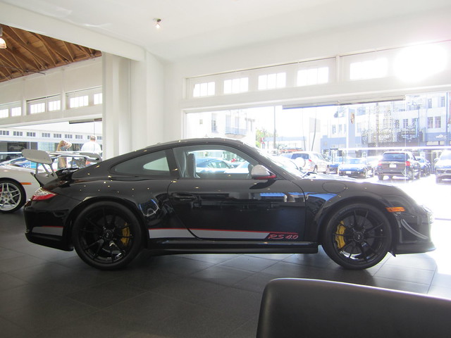 Porsche GT3 RS 40 in Black at Beverly Hills Porsche