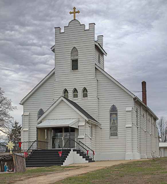 Saint Stephen Roman Catholic Church, in Richwoods, Missouri, USA - exterior