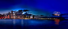 Navy Pier Fireworks From Adler Planetarium by CJSmith (OutofChicago.com)