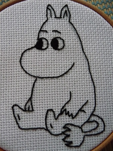 Moomin embroidery