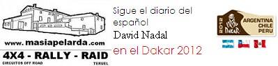 Sigue el diario del español David Nadal en el Dakar 2012