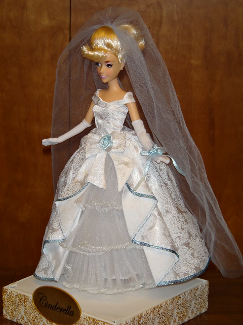 The Disney Princess Designer Cinderella 12'' doll is posed wearing the 