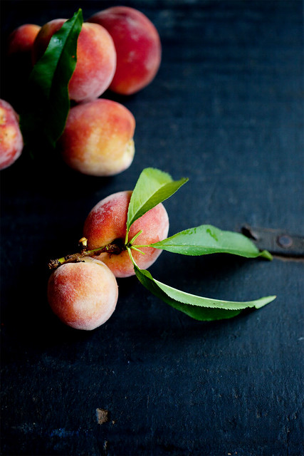 Peaches, fresh from my garden