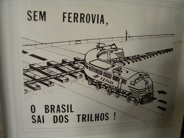 Sem ferrovia, o Brasil sai dos trilhos