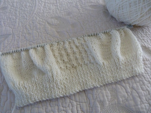 Raglan knit front
