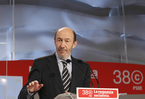 Rubalcaba en el 38º Congreso del PSOE
