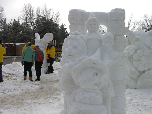 2012 Snow Sculpture Contest Ambience of winners