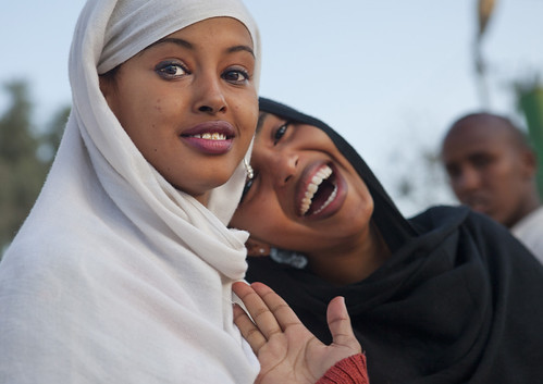 Hargeisa girls smiles - Somaliland by Eric Lafforgue