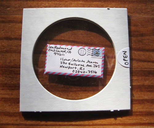 Special WSPS letter, sealed in its case