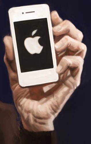 digital caricature of Steve Jobs - 4