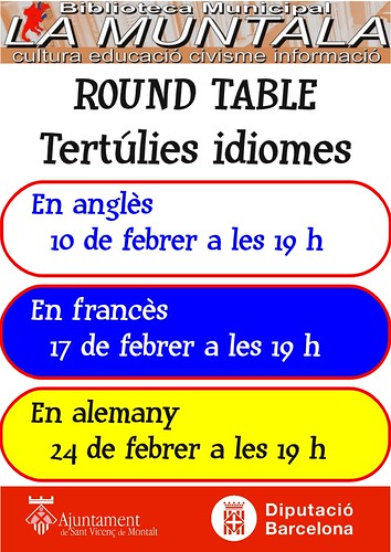 Round table febrer by bibliotecalamuntala