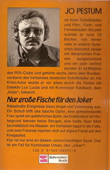Jo Pestum: Nur große Fische für den Joker, München: Franz Schneider, 1984