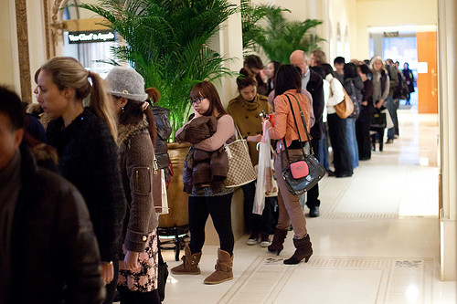 the line for Peninsula afternoon tea