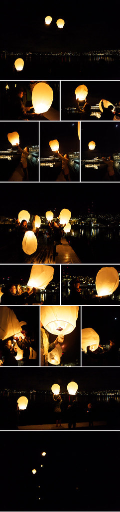lantern collage