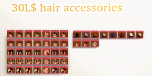 booN 30L$ hair accessories