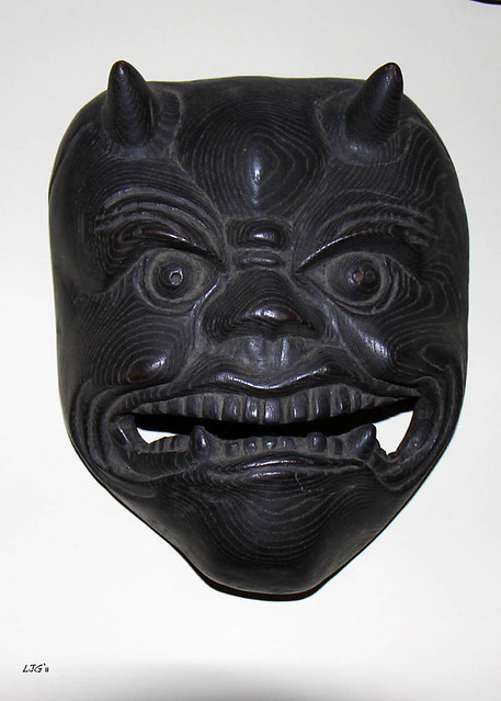 One of a variety of Oni masks from Japanese folk art