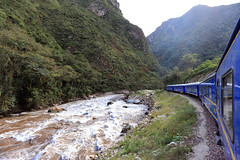Urabamba River from train