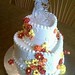 Tom and Rebekah's vow renewal ceremony cake