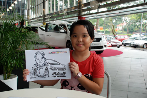 Caricature live sketching for Tan Chong Nissan Almera Soft Launch - Day 1 - 14