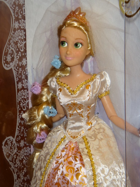 The disney tangled ever after wedding rapunzel doll was released on