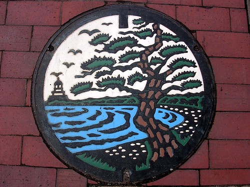 Tsuruga Fukui manhole cover （福井県敦賀市のマンホール）
