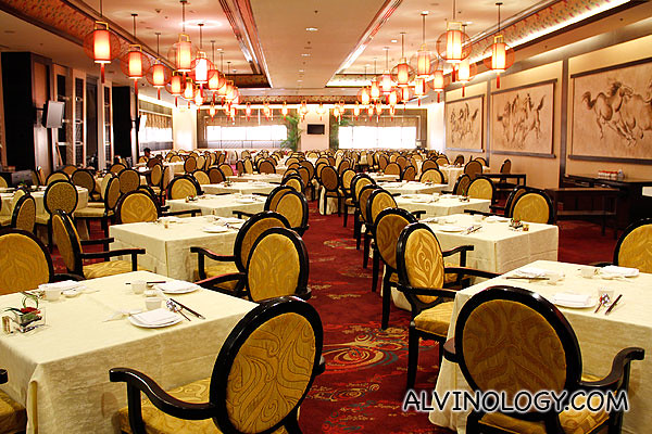 The main dining area of Passion Restaurant