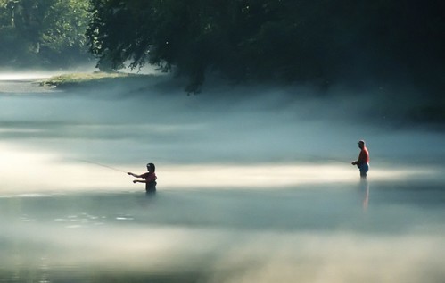 Fishing in the fog