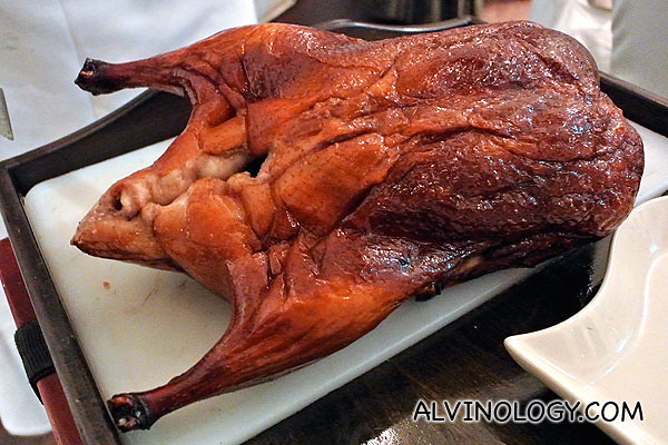 Min Jiang's signature Peking duck