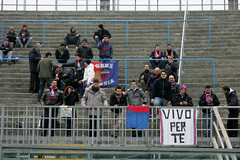 Tifosi rossazzurri a Bergamo