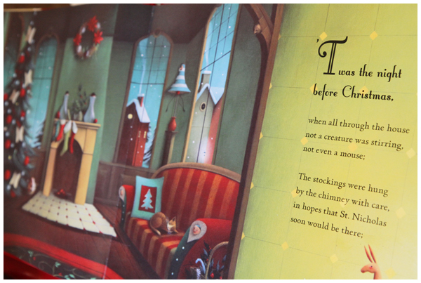 The Night Before Christmas book illustrated by Eric Puybaret