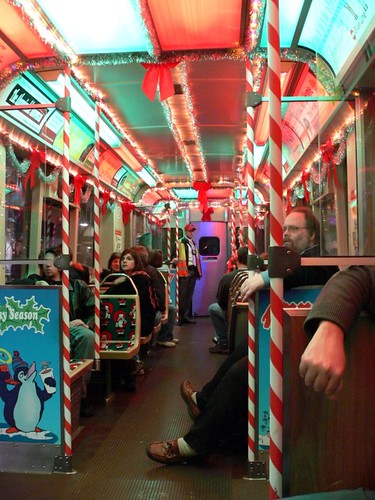 The CTA Holiday Train (by: Devyn Calwell, creative commons license)