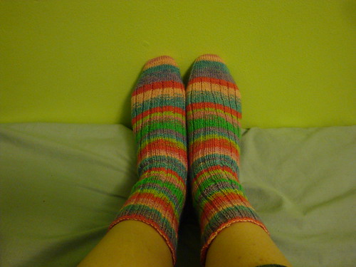 Socks, completed.
