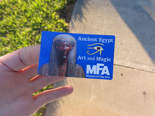 Sticker to the Ancient Egyptian Art Exhibit