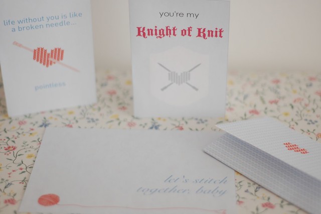 Knit Valentine's Cards