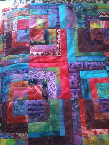 part of the top for my dad's quilt