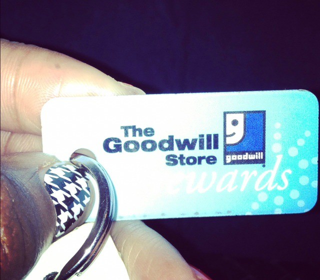 Goodwill Rewards Card