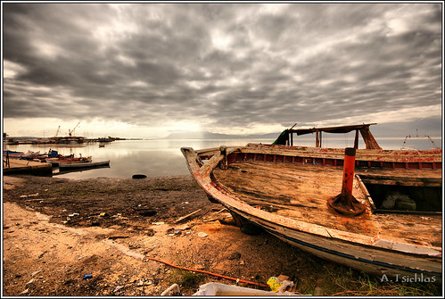The old boat  (Hdr)  #on explore 19 Jan 2012  N.164# by ATSICHLAS (Busy)