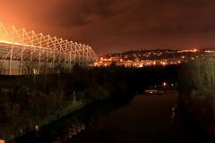 Swansea at night