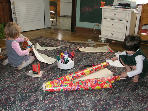 they spent an hour wrapping things