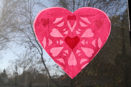 Pink and Red Heart Transparency