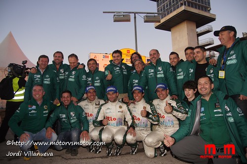 Vallejo junto a su equipo Rallye CAM 2011