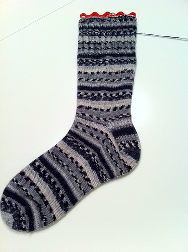 Grey sock #1 done