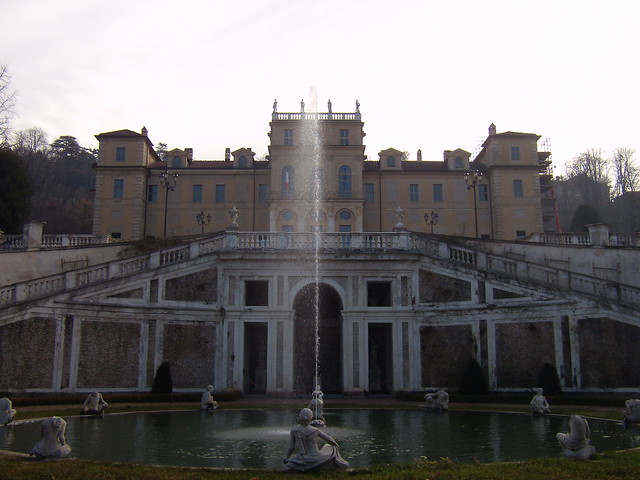 fontana e villa della regina - Torino